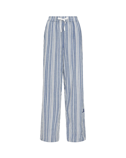 The Classic Trouser  - French Navy Stripe