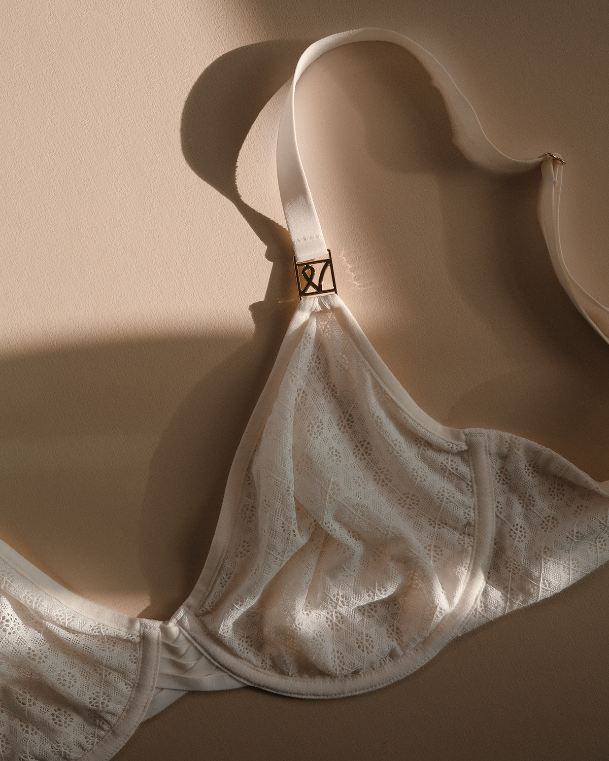 Honeycomb Semi-Demi Bra - Lily