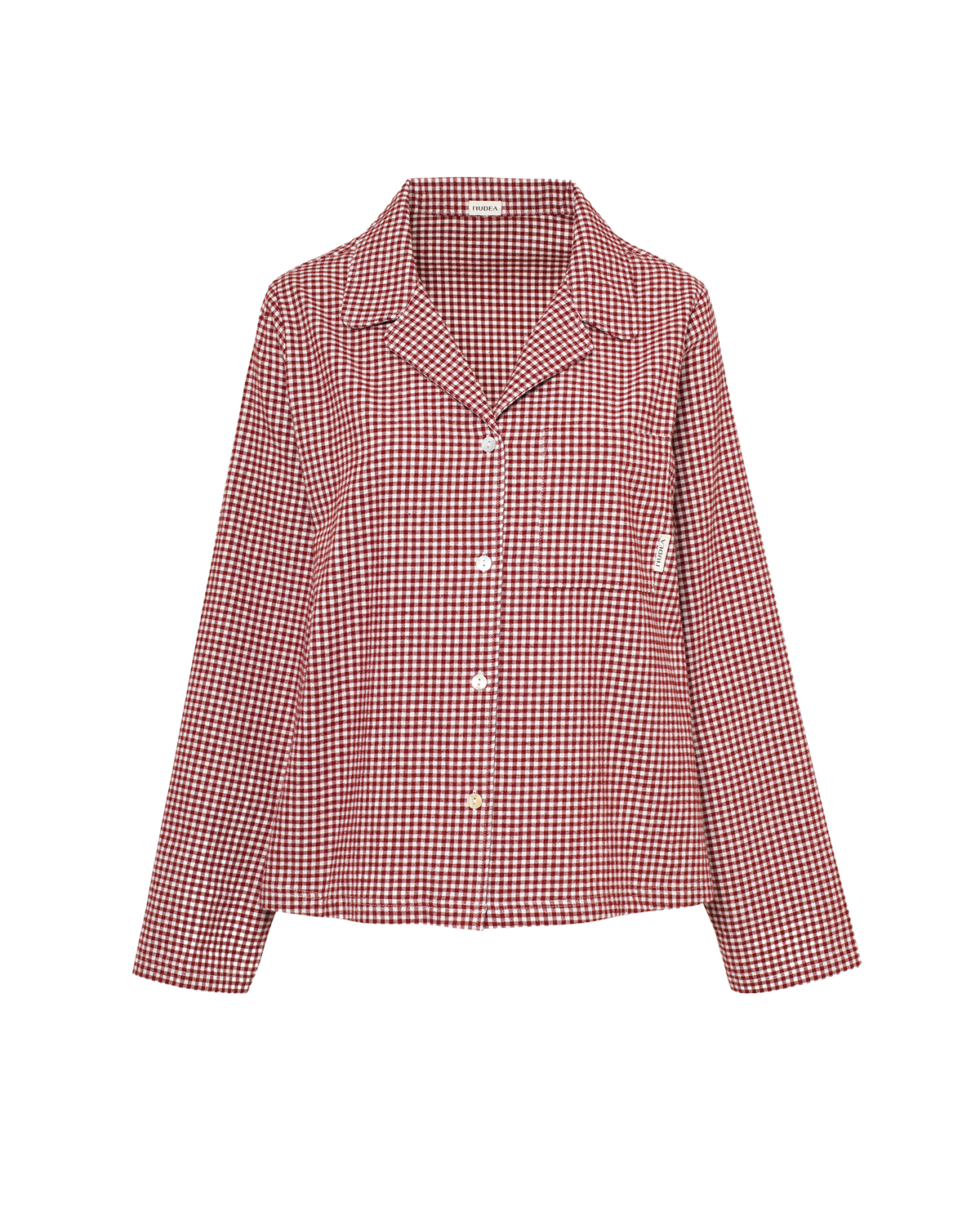 The Classic Flannel PJ Set - Mulberry Gingham