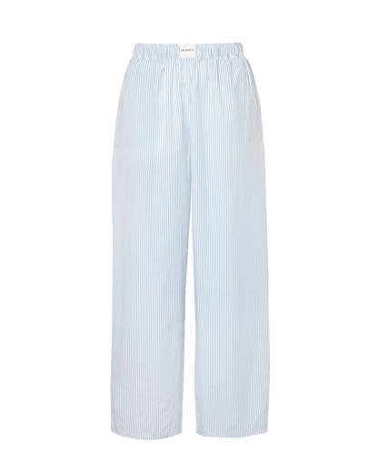 The Classic Poplin PJ Set - Sky Stripe