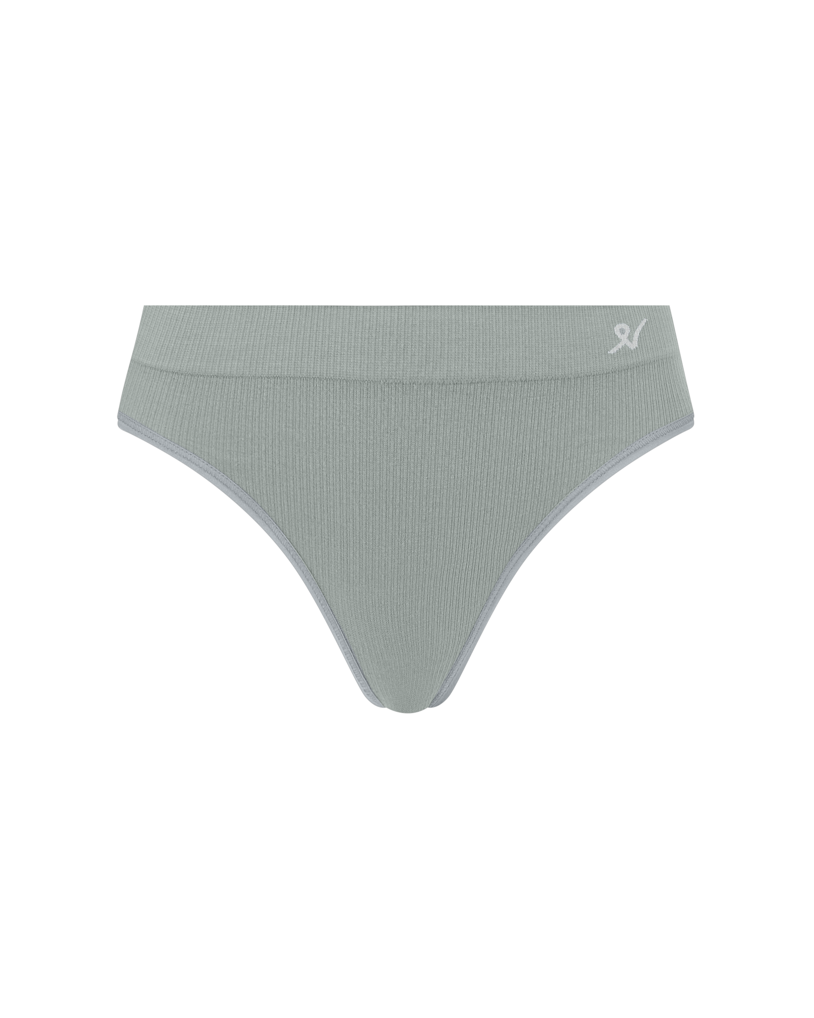 The TENCEL™ High Leg Brief - Storm Grey