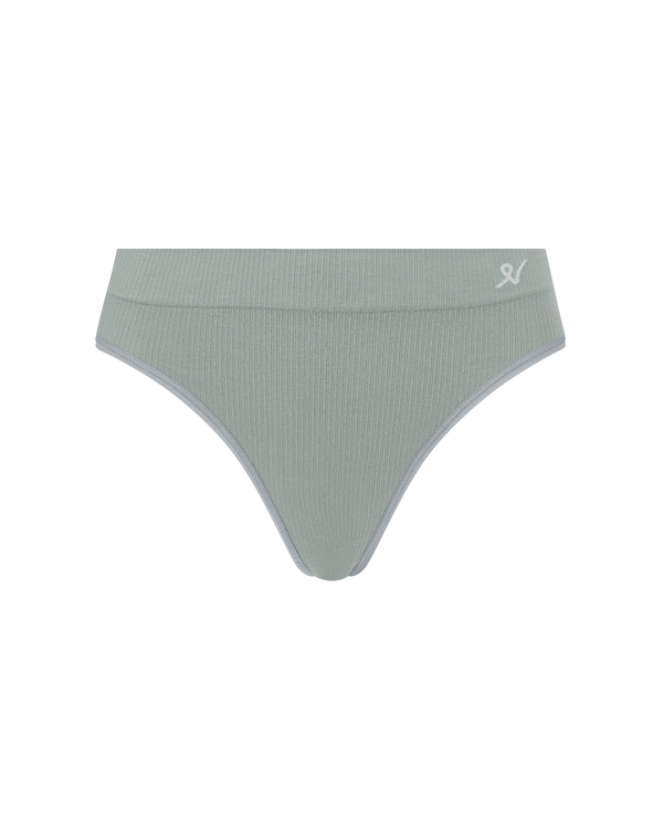 The TENCEL™ High Leg Brief - Storm Grey