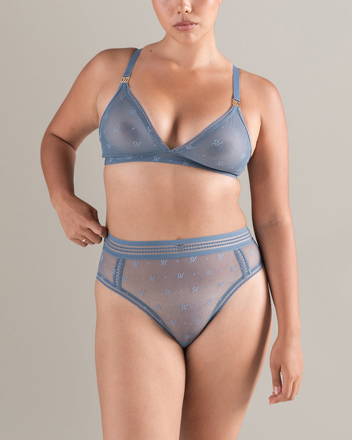 The Brazilian Brief Logo Mesh - Mist