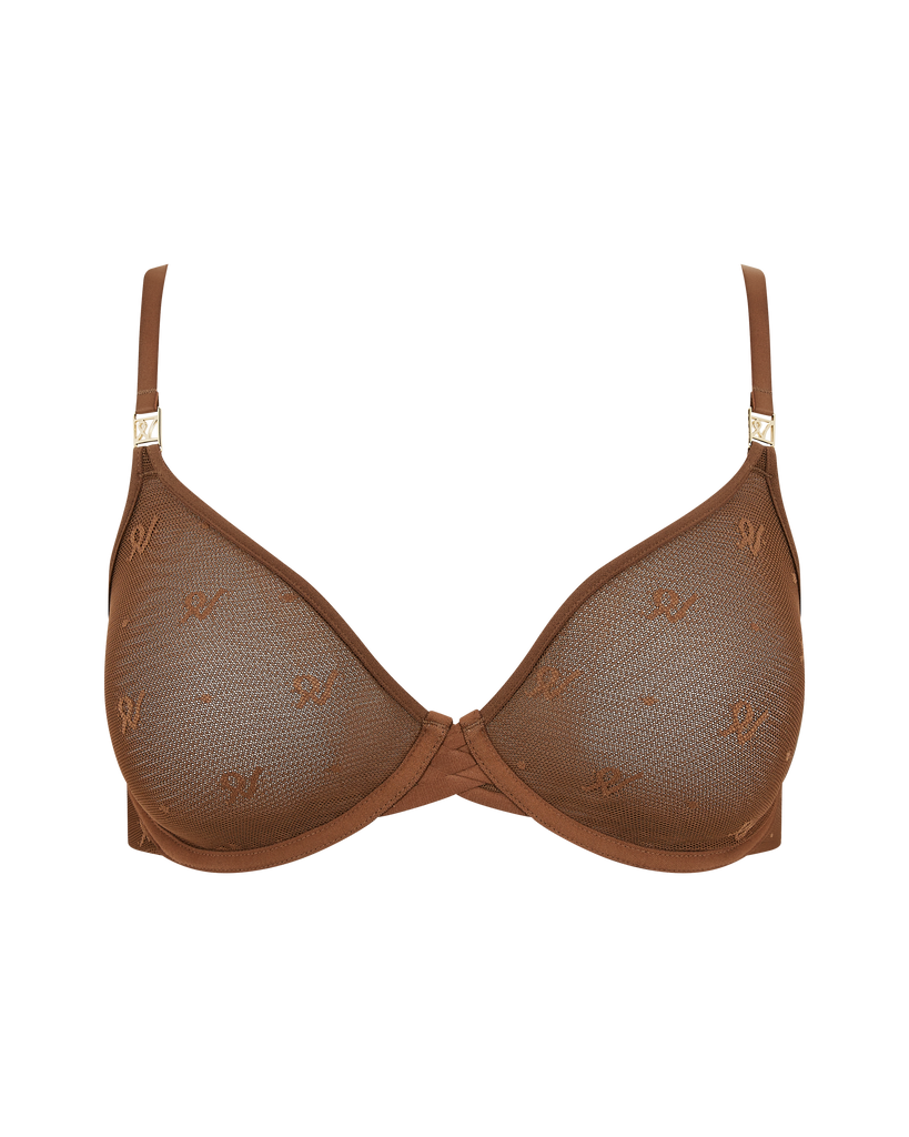 Demi Cup Bra Brown Bra Nudea Underwear