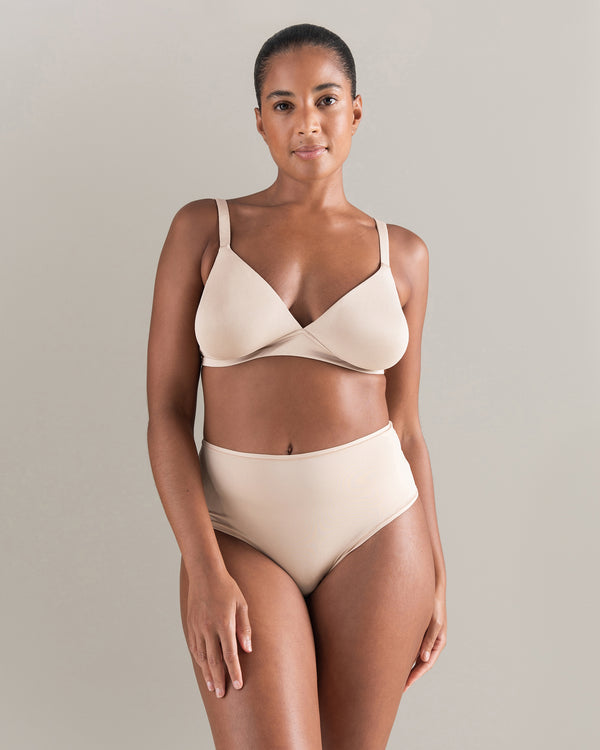 The Easy Does It Bralette Second Skin - Bare 01