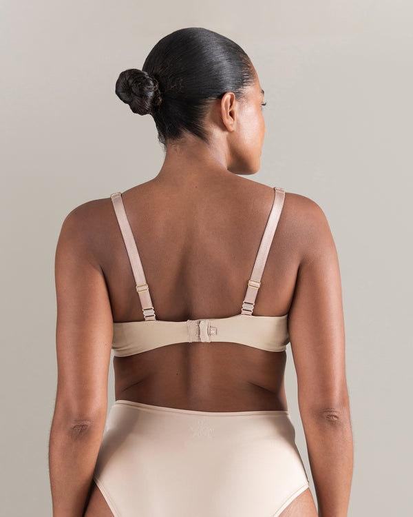 The Easy Does It Bralette Second Skin - Bare 01