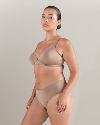 The Easy Does It Bralette Second Skin - Bare 03