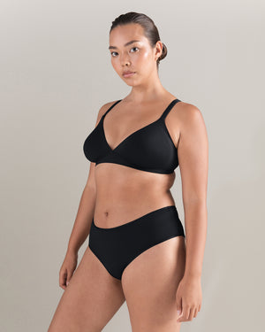 The Easy Does It Bralette Second Skin - Black