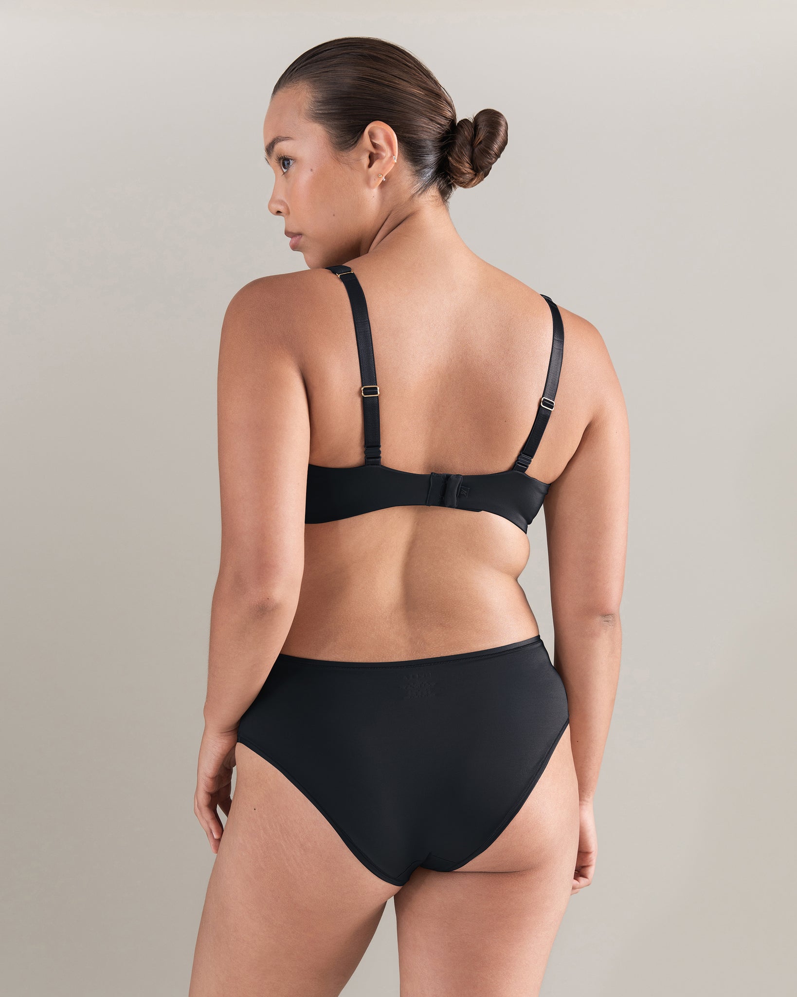 The Easy Does It Bralette Second Skin - Black