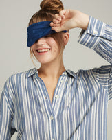 The Silk Sleep Mask - French Navy