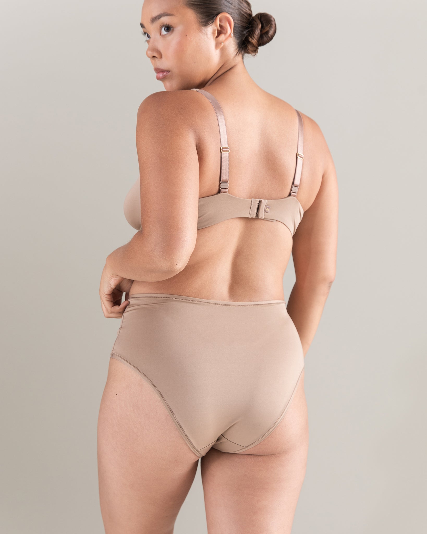 The High Waisted Brief - Bare 03
