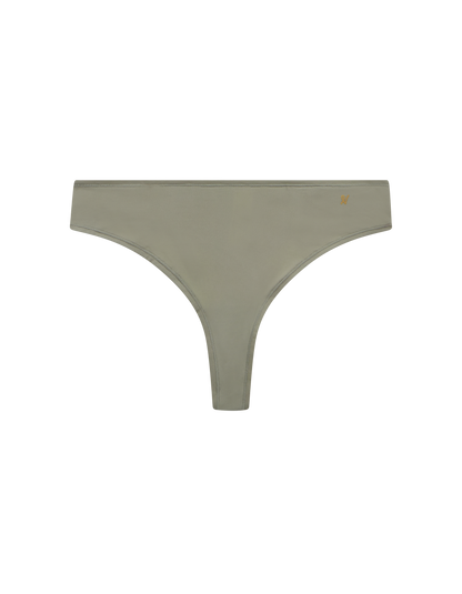 The Stretch Dipped Thong - Sage Green