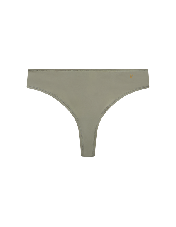 The Stretch Dipped Thong - Sage Green