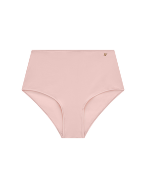 The Stretch High Waisted Brief - Blush Pink