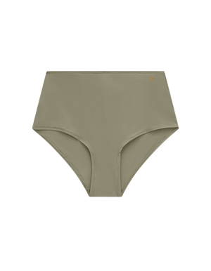 The Stretch High Waisted Brief - Sage Green