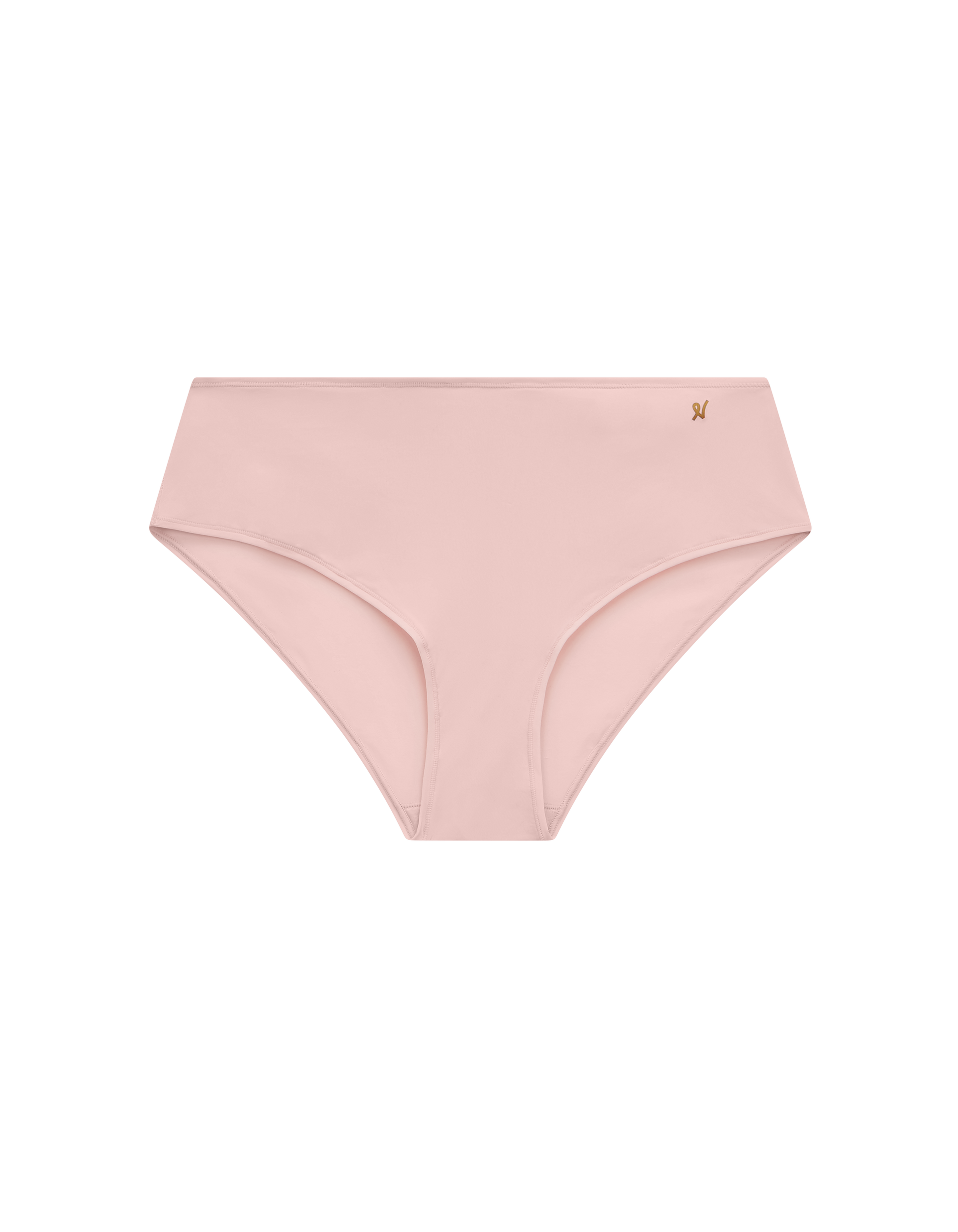 Stretch Mid Rise Bikini Brief Blush Pink