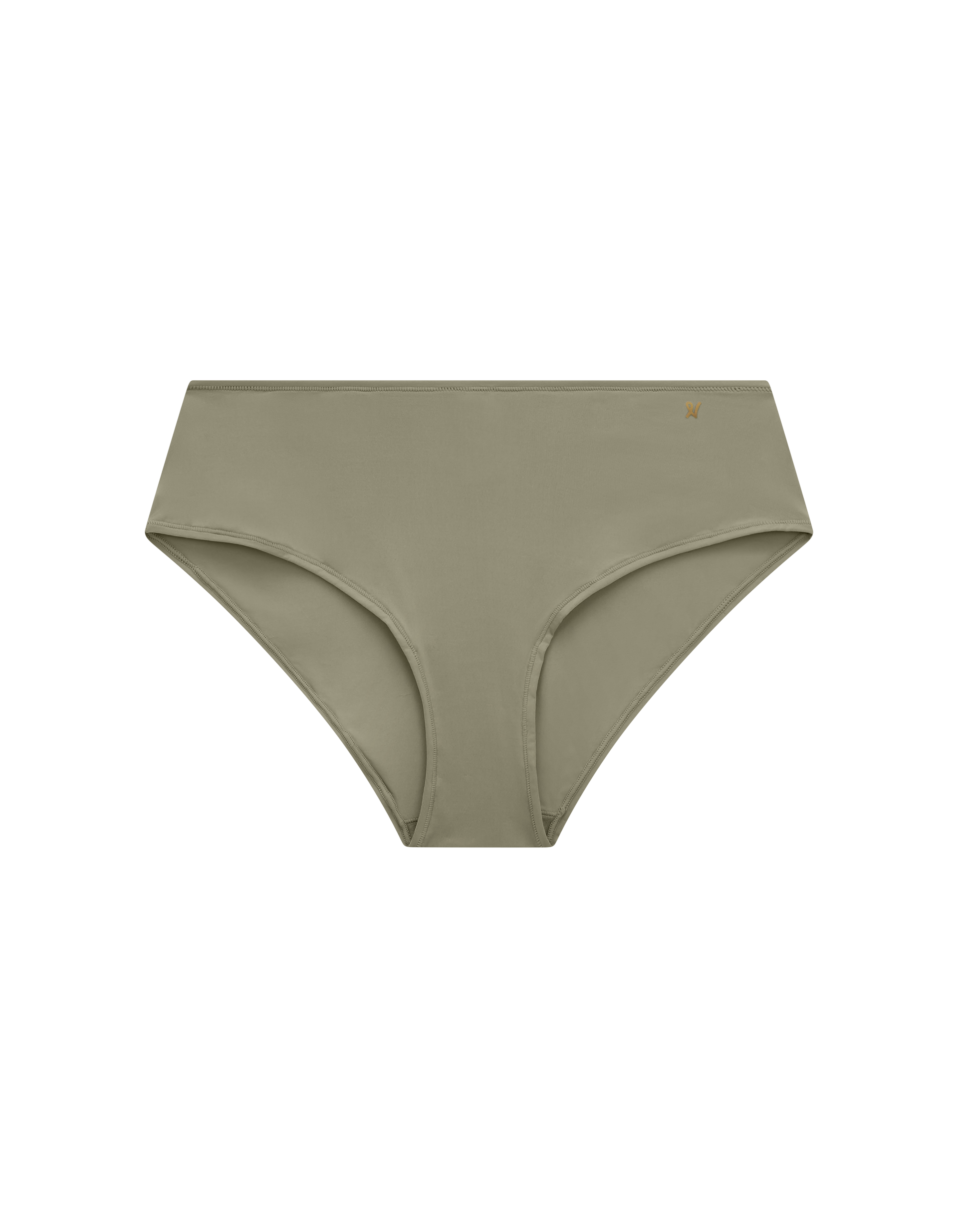 Stretch Mid Rise Bikini Brief Sage Green