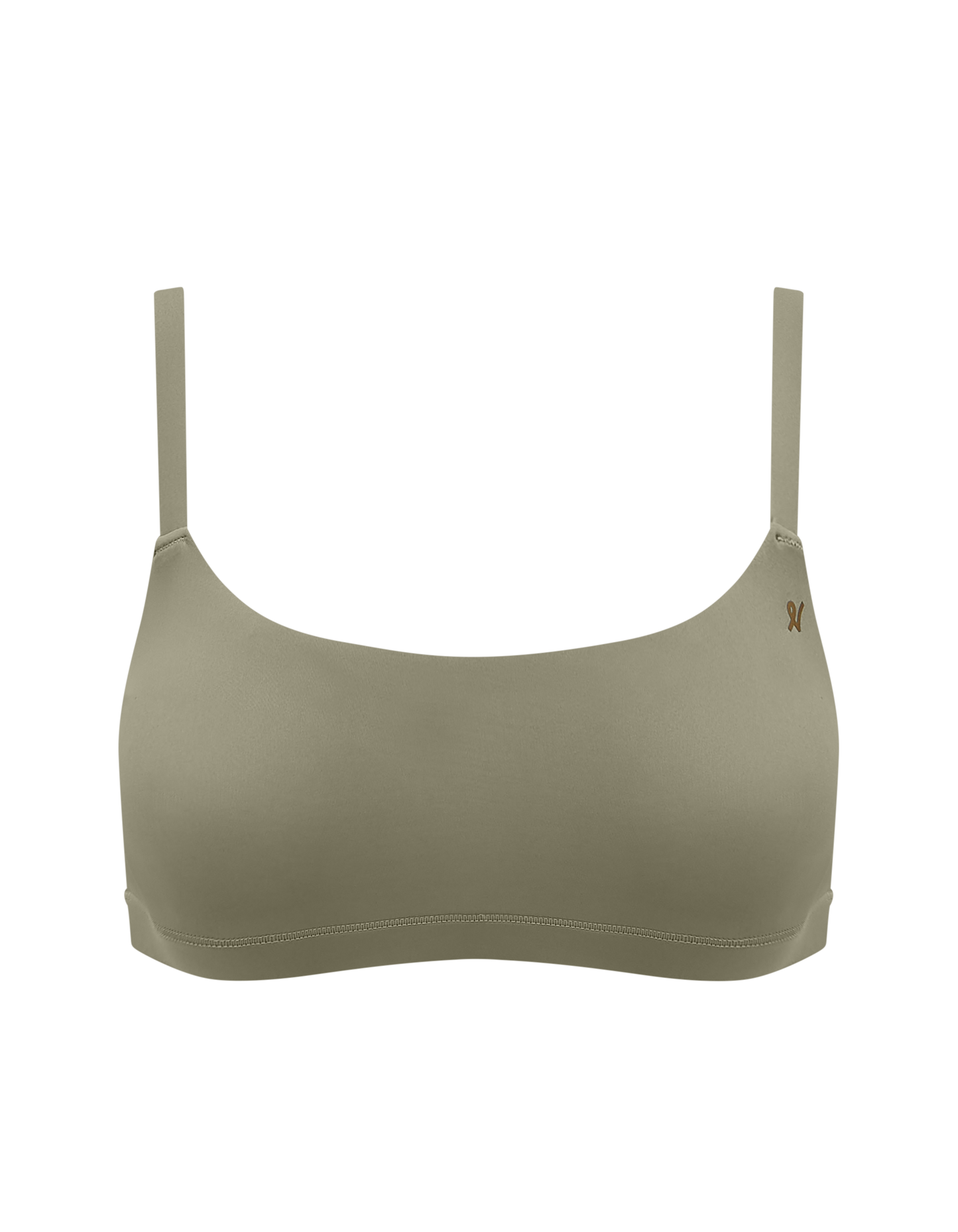 The Stretch Scoop Neck Bralette - Sage Green