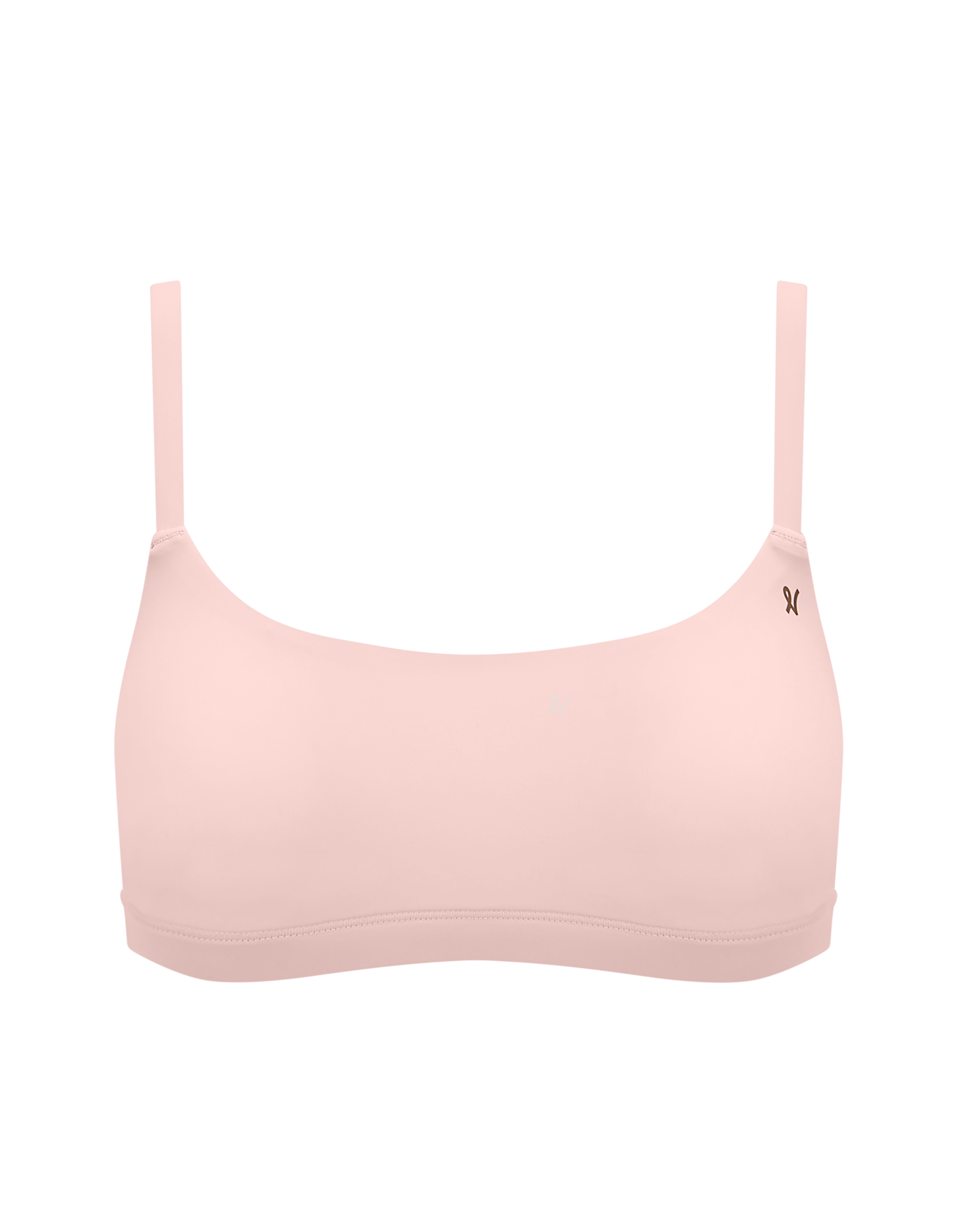 PINK SHIRT WITH CROPPED BRALETTE AND NEON GEOMETRIC PANEL DETAIL