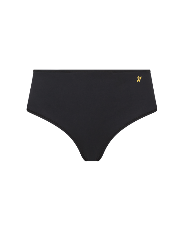 The Mid Rise Bikini Brief - Black