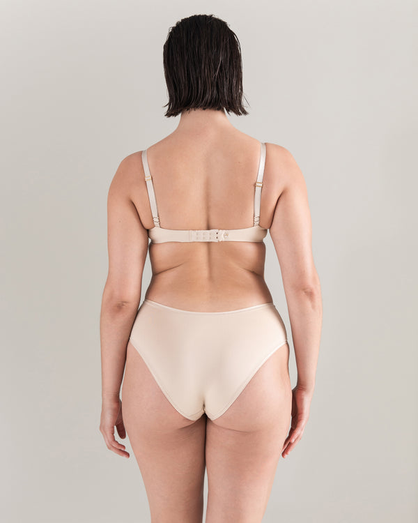 The Mid Rise Bikini Brief - Bare 01