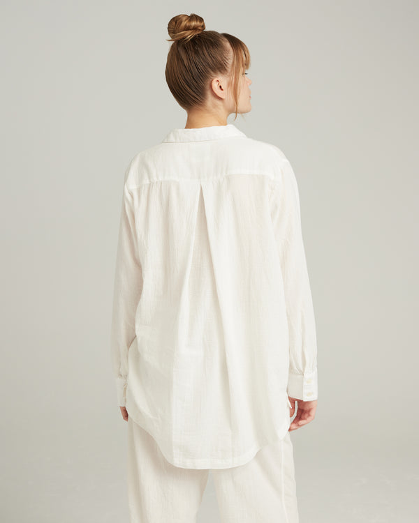 The Midi Shirt - Cotton White