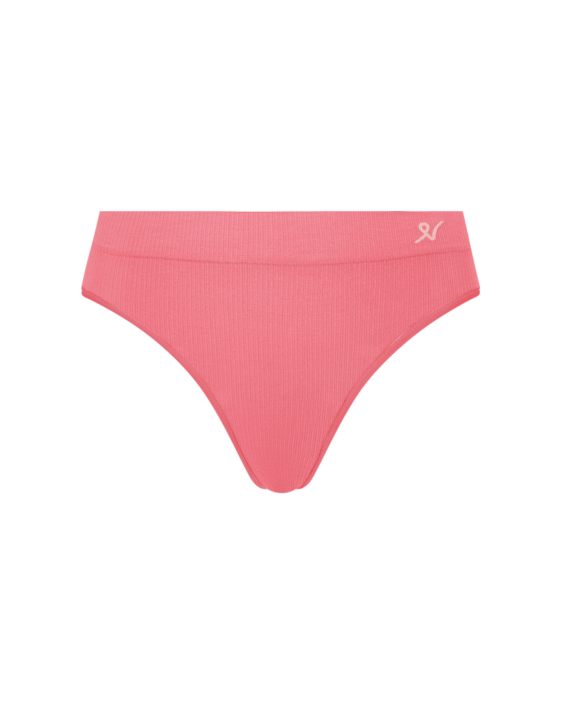 Pink High Leg Brief Pink Knickers Nudea