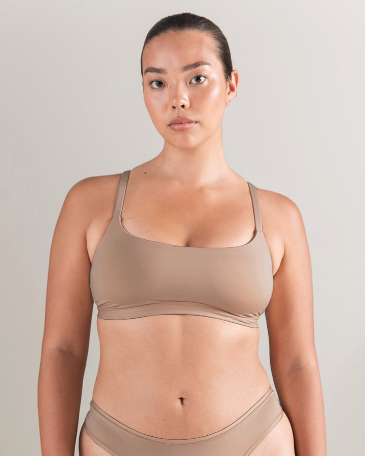 The Scoop Neck Bralette - Bare 03