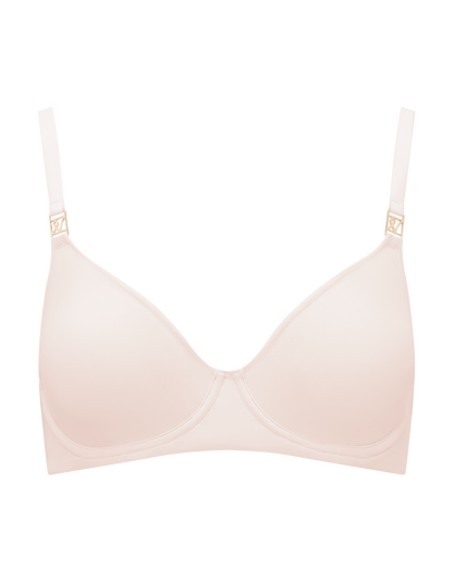 The Stretch Boss Full Cover Bra - Blush Pink