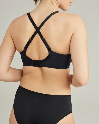 The Stretch Boss Full Cover Bra - Black