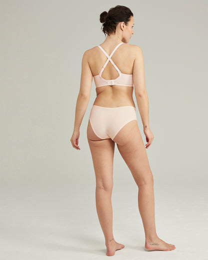 The Stretch Boss Full Cover Bra - Blush Pink