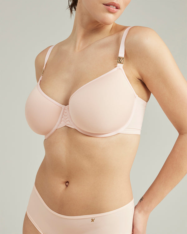 The Stretch Go To T-Shirt Bra - Blush Pink