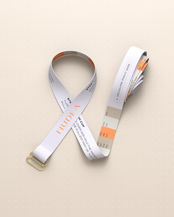 The Nudea Fit Tape®, Bra Measuring Tape, Bra Tape Measure